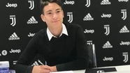 Matías Soulé firmó su contrato con Juventus de Italia