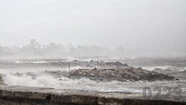 Renuevan el alerta meteorológico por viento y lluvias en Mar del Plata