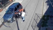 Video: hacía piruetas con una moto robada, chocó y murió