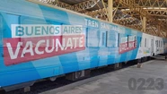 El Tren Sanitario se suma a vacunación contra el Covid-19 en Mar del Plata. Foto: 0223.