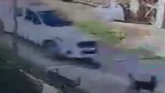 El video del momento en el que el patrullero arrolla a un perrito. 