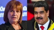 Patricia Bullrich realizará una presentación ante la DEA para instrumentar la detención de Maduro