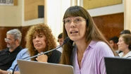 La titular del bloque de la UCR, Marianela Romero, defendió la creación de la Tasa Vial. Foto: Prensa UCR: