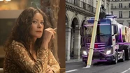 La polémica publicidad de Netflix tras el estreno de "Griselda": un camión que simula aspirar cocaína