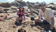 Una nena encontró restos de dos gliptodontes de 3 millones de años de antigüedad