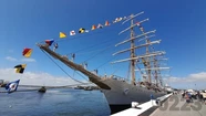 La Fragata ARA Libertad llega a Mar del Plata para celebrar sus 150 años