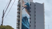 El mural más grande en la historia de Mar del Plata finalizó su primera etapa