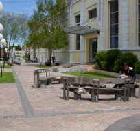 Montenegro elogió el padrinazgo de una importante empresa en la Plaza del Agua. Foto ilustrativa: 0223. 