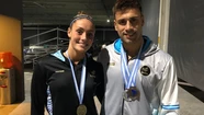 Lucía Gauna y Guido Buscaglia cerraron con medallas un gran día para los marplatenses