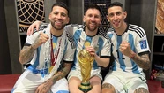Impresionante: Nicolás Otamendi se hizo un espectacular tatuaje de Messi levantando la Copa del Mundo