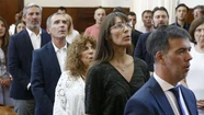 Concejales oficialistas celebraron el discurso de Montenegro: "Vamos a seguir acompañándolo". Foto: 0223.