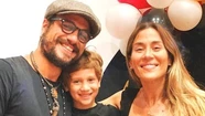 Daniel Osvaldo y Jimena Barón junto a su hijo Morrison