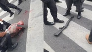 Una discusión de tránsito, una escopeta y tiros a la policía: tarde de furia en Flores
