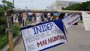 Trabajadores del Inidep: "Con los despidos, el instituto no va a poder funcionar". Foto: 0223.