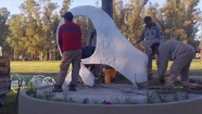Polémica en Marcos Juárez: destruyeron un monumento en homenaje a las Madres de Plaza de Mayo