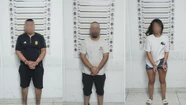 La Policía Federal y de Santa Fe dio con la detención de Pablo Ezequiel Acotto, Gabriel Ismael Pastore y Sara Belén Gutiérrez, 