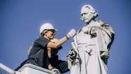 Comenzó “Mar del Plata ilumina su historia”, el programa que restaurará monumentos en plazas 