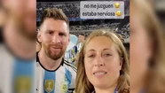 "Estaba nerviosa": quiso sacarse una foto con Messi y terminó protagonizando un desopilante momento