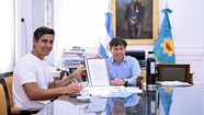 La gobernación y la Dirección de Vialidad firmaron el contrato el 10 de febrero. Foto ilustrativa: prensa Provincia.