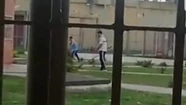 Video: un preso filmó a los rugbiers cortando el pasto en la cárcel mientras los insultan