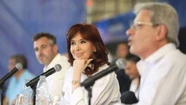 Cristina Kirchner, en un plenario de la UOM junto a Abel Furlán. Foto archivo: CFK. 