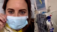 El fuerte video de Silvina Luna en diálisis: "Sin esta máquina no podría vivir"