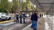 Inspección General retiró los puestos de la Feria de Plaza San Martín: habrá gazebos móviles