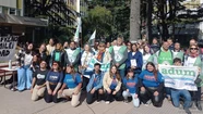 Docentes universitarios se movilizaron en defensa de la Universidad Nacional de Mar del Plata