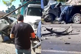 Fatal accidente en ruta 2 camino a Mar del Plata: camión se cruzó de carril y se incrustó en una parrilla