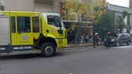 Una camioneta sufrió un principio de incendio en pleno centro de Mar del Plata