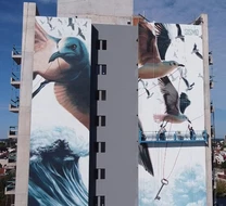 Un mural marplatense fue elegido como "el mejor del mundo"