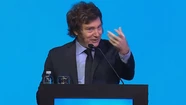 El video viral con las actuaciones de Javier Milei en un discurso