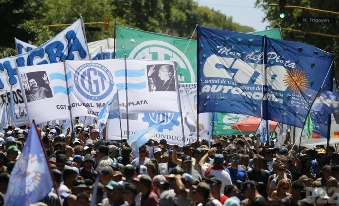 Día del Trabajador con reclamos al gobierno nacional en Mar del Plata