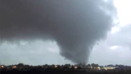 Un tornado sorprendió al sur de Chile