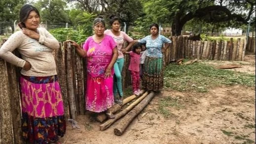 La comunidad wichí tiene un nivel que ronda el 95% de pobreza. Foto: Patricia Perelló.