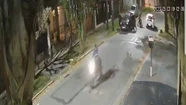 Video: se tiroteó con 4 motochorros y salvó a un padre y a su hijo que eran asaltados 