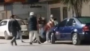 Otra violenta situación en Batán quedó registrada en un video. 