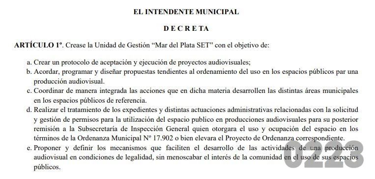 Los ejes de trabajo de "Mar del Plata SET".