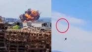 Video: se estrelló un avión de la fuerza aérea y el piloto se salvó de milagro