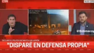 Pelea y escándalo: abandonó "Argenzuela" en vivo tras discutir con Brancatelli por el policía que mató a un ladrón
