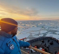 La historia del marplatense que inverna en la Antártida para ver las auroras: "Era un sueño a cumplir"