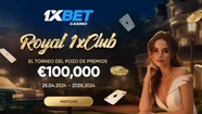 ¡Gane €30,000 en el torneo Royal 1xClub! 
