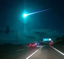 Un meteorito cruzó España y Portugal a 160 mil kilómetros por hora e iluminó el cielo de verde