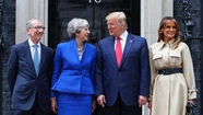 Trump se reunió con Theresa May en plena tensión por Brexit