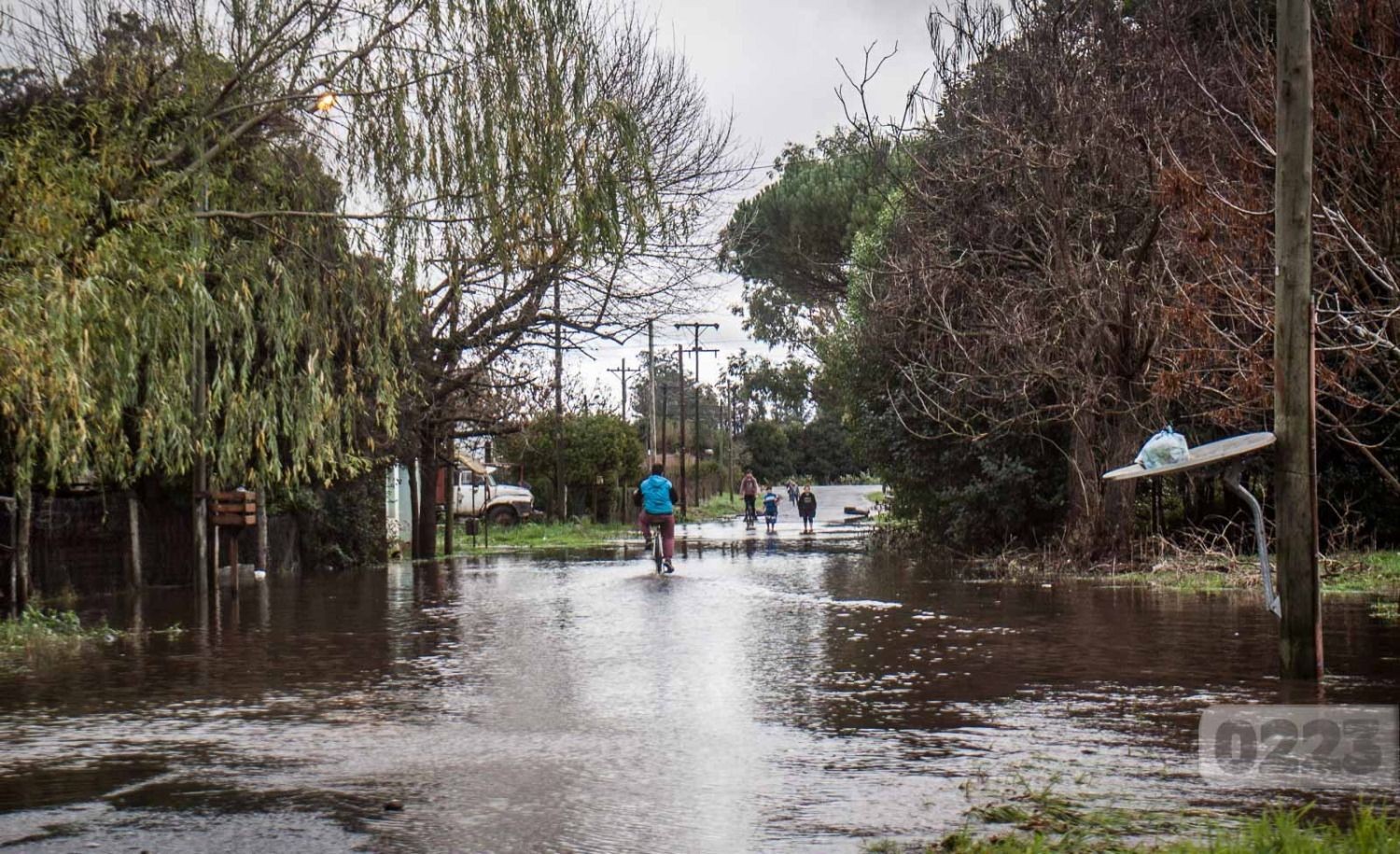 Las fotos más impactantes del temporal en Mar del Plata