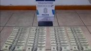 Tres marplatenses detenidos en Madariaga por intentar realizar compras con dólares falsos