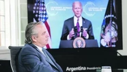 Alberto Fernández le confirmó a Joe Biden su presencia en la Cumbre de las Américas. Foto: Presidencia.