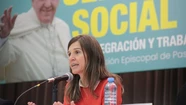 Fernanda Raverta participó del panel central de la jornada de la Semana Social