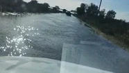 Los caminos rurales quedaron anegados por el diluvio récord del viernes