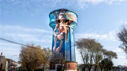El mural de Martín Ron en Miramar elegido “el mejor del mundo”